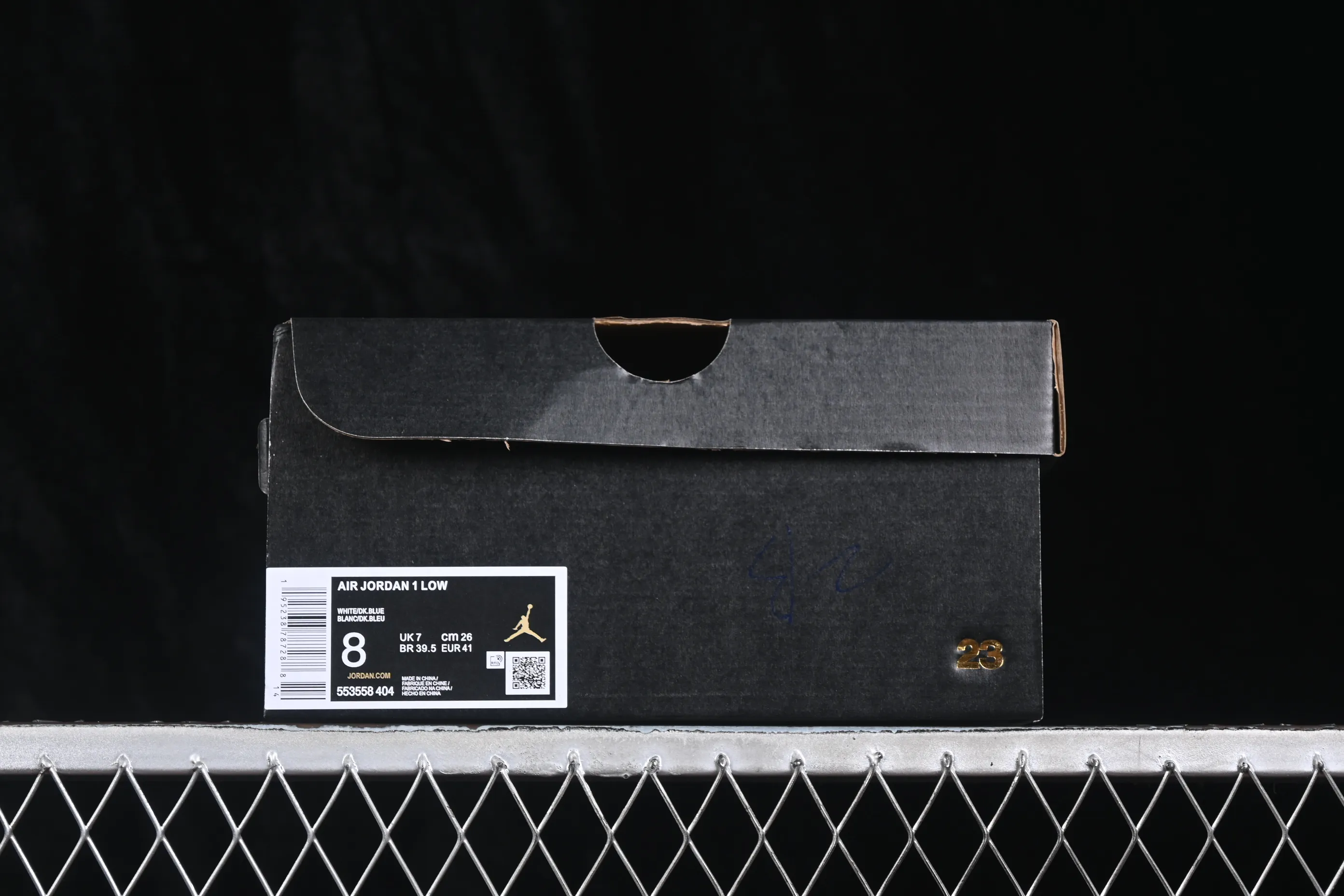 All categories Air Jordan Jordan series basketball shoes Air Jordan 1 Low Air Jordan 1 Low AJ1 Joe 1 white and blue low-top retro cultural basketball shoes 553558-404
